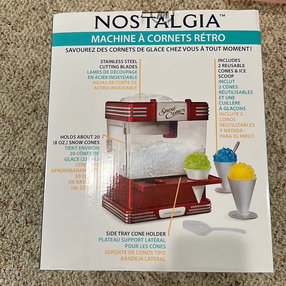 Snow Cone Machine Brand New Never Opened